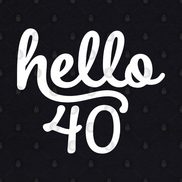 Hello 40 by centeringmychi